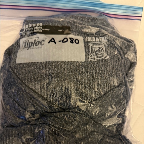 Inc International Concept V-Neck Puff-Sleeve Knit Top Rayon Blend Blue EUC Sz: M - Picture 10 of 10